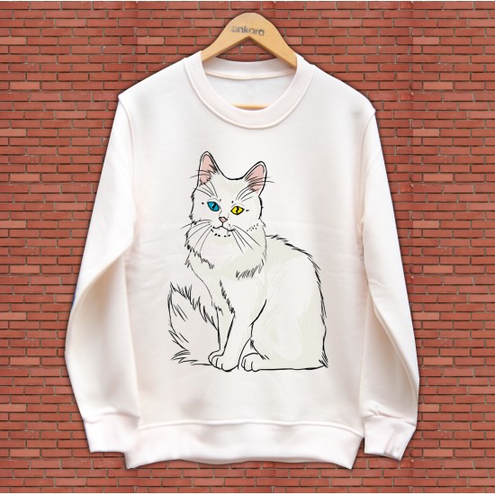 Ankara kedisi sweatshirt