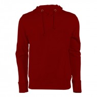 Basic Bordo Kapşonlu