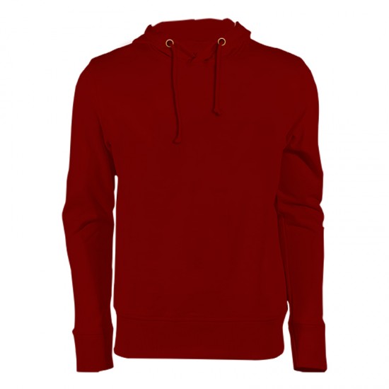Basic Bordo Kapşonlu
