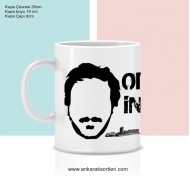 Kupa-02 Oralet inanıyom ben - özel porselen bardak